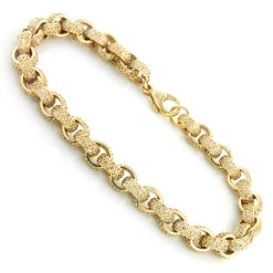14K Yellow Gold Eternity Diamond Bracelet 8.5ct