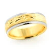 14K Yellow Gold Fancy Wedding Band For Men -H'Hen Sale Store 14k gold fancy wedding band for men 1