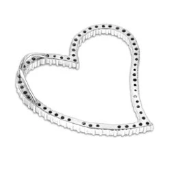 14K White Gold Floating Diamond Heart Pendant 1.25ct 11 14K White Gold Floating Diamond Heart Pendant 1.25ct -H'Hen Sale Store 14k gold floating diamond heart pendant 146ct p 5921 backwh