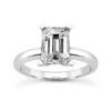 14K White Gold Four-Prong Solitaire Engagement Ring 0.50ct 2.4mm -H'Hen Sale Store 14k gold four prong solitaire engagement ring 050ct p 23230 white 20220426