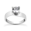 14K White Gold Four-Prong Solitaire Engagement Ring 1.25ct 4.45mm -H'Hen Sale Store 14k gold four prong solitaire engagement ring 125ct p 23255 white 20220426