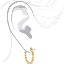 14K Yellow Gold Inside Out Yellow Diamond Hoop Earrings 1.33ct By Luxurman -H'Hen Sale Store 14k gold inside out yellow diamond hoop earrings 133ct by luxurman bodye