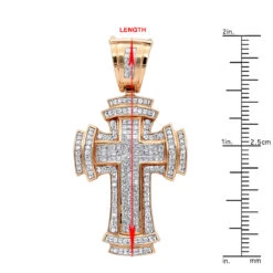 14K White Gold Invisible Set Diamond Cross Pendant 2.19ct 25 14K White Gold Invisible Set Diamond Cross Pendant 2.19ct -H'Hen Sale Store 14k gold invisible set diamond cross pendant 219ct p 6584 rulerro