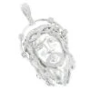 Hip Hop 14K White Gold Jesus Face Diamond Pendant For Men 3.55ct -H'Hen Sale Store 14k gold jesus face diamond pendant 355ct p 181 wh
