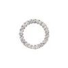 14K White Gold Ladies Circle Diamond Pendant 0.46ct