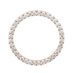 14K Yellow Gold Ladies Circle Diamond Pendant 1.80ct -H'Hen Sale Store 14k gold ladies circle diamond pendant 180ct p 28226 ro