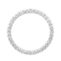 14K Yellow Gold Ladies Circle Diamond Pendant 1.80ct -H'Hen Sale Store 14k gold ladies circle diamond pendant 180ct p 28226 wh