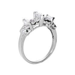 14K White Gold Ladies Diamond Ring 0.83ct 8 14K White Gold Ladies Diamond Ring 0.83ct -H'Hen Sale Store 14k gold ladies diamond ring 083ct p 29258 back white