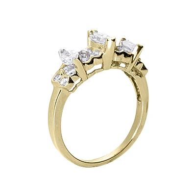 14K White Gold Ladies Diamond Ring 0.83ct 6 14K White Gold Ladies Diamond Ring 0.83ct - Image 4