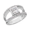 14K White Gold Ladies Diamond Ring 0.92ct -H'Hen Sale Store 14k gold ladies diamond ring 092ct p 29083 white