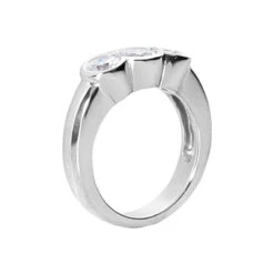 Thin 14K White Gold Ladies Diamond Ring 1.30ct -H'Hen Sale Store 14k gold ladies diamond ring 130ct p 29140 back white