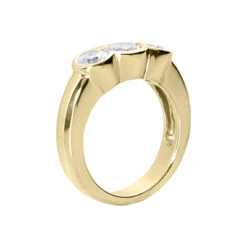 Thin 14K White Gold Ladies Diamond Ring 1.30ct -H'Hen Sale Store 14k gold ladies diamond ring 130ct p 29140 back yellow
