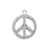 14K White Gold Ladies Peace Diamond Necklace 0.64ct -H'Hen Sale Store 14k gold ladies peace diamond necklace 064ct p 28194 white 20220426