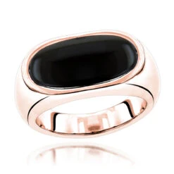 14K White Gold Men's Black Onyx Ring 8.9mm 10 14K White Gold Men's Black Onyx Ring 8.9mm -H'Hen Sale Store 14k gold mens black onyx ring p 27998 ro
