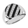 14K White Gold Men's Diamond Ring 0.70ct 1 14K White Gold Men's Diamond Ring 0.70ct -H'Hen Sale Store 14k gold mens diamond ring 070ct p 27928 white 20220426