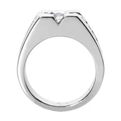 14K White Gold Men's Diamond Ring 1.72ct 8 14K White Gold Men's Diamond Ring 1.72ct -H'Hen Sale Store 14k gold mens diamond ring 172ct p 27883 back white