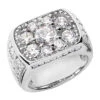 14K White Gold Men's Diamond Ring 3.42ct -H'Hen Sale Store 14k gold mens diamond ring 342ct p 27875 white 20220426