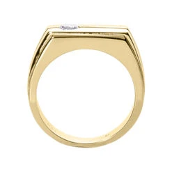 14K White Gold Men's Diamond Wedding Band 0.25ct 9 14K White Gold Men's Diamond Wedding Band 0.25ct -H'Hen Sale Store 14k gold mens diamond wedding band 025ct p 25621 back yellow 20220426