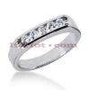 14K White Gold Men's Diamond Wedding Band 0.35ct 4.5mm -H'Hen Sale Store 14k gold mens diamond wedding band 035ct p 27522