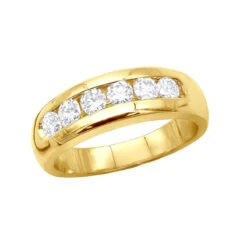 14K White Gold Men's Diamond Wedding Band 0.90ct 6.2mm 11 14K White Gold Men's Diamond Wedding Band 0.90ct 6.2mm -H'Hen Sale Store 14k gold mens diamond wedding band 090ct p 25559 ye