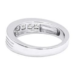 14K White Gold Men's Diamond Wedding Band 1.40ct -H'Hen Sale Store 14k gold mens diamond wedding band 140ct p 27555 backwh