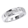 14K White Gold Men's Diamond Wedding Band 1.40ct 2 14K White Gold Men's Diamond Wedding Band 1.40ct -H'Hen Sale Store 14k gold mens diamond wedding band 140ct p 27555 wh