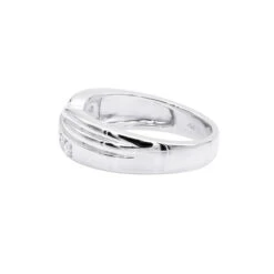 14K Yellow Gold Men's Diamond Wedding Ring 0.21ct 6.7mm -H'Hen Sale Store 14k gold mens diamond wedding ring 021ct p 27410 backwh