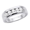 14K White Gold Men's Diamond Wedding Ring 0.40ct 6mm -H'Hen Sale Store 14k gold mens diamond wedding ring 040ct p 1668748813
