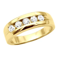 14K White Gold Men's Diamond Wedding Ring 0.40ct 6mm 11 14K White Gold Men's Diamond Wedding Ring 0.40ct 6mm -H'Hen Sale Store 14k gold mens diamond wedding ring 040ct p 27482 yellow