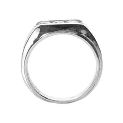 14K White Gold Men's Diamond Wedding Ring 0.60ct -H'Hen Sale Store 14k gold mens diamond wedding ring 060ct p 25615 back white 20220426