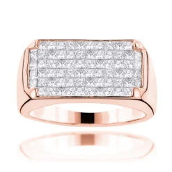 14K White Gold Men's Princess Cut Invisible Diamond Ring Unique Wedding Band 2ct 10 14K White Gold Men's Princess Cut Invisible Diamond Ring Unique Wedding Band 2ct -H'Hen Sale Store 14k gold mens princess cut invisible diamond ring 372 p 6666 ro