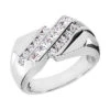 14K White Gold Men's Round & Princess Diamonds Ring 0.91ct 2 14K White Gold Men's Round & Princess Diamonds Ring 0.91ct -H'Hen Sale Store 14k gold mens round princess diamonds ring 091ct p 27888 white 20220426
