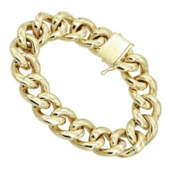 14K Yellow Gold Miami Cuban Link Chain Diamond Bracelet For Men 11.05ct -H'Hen Sale Store 14k gold miami cuban link chain diamond bracelet for men 1105ct backye