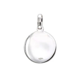 14K White Gold Palm Tree Circle Diamond Pendant 0.1ct Small Charm 11 14K White Gold Palm Tree Circle Diamond Pendant 0.1ct Small Charm -H'Hen Sale Store 14k gold palm tree circle diamond pendant 010ct p 35181 backwh