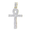 14K Yellow Gold Pave Ankh Diamond Cross Pendant For Men Egyptian Symbol Of Life 2 14K Yellow Gold Pave Ankh Diamond Cross Pendant For Men Egyptian Symbol Of Life -H'Hen Sale Store 14k gold pave ankh diamond cross pendant for men egyptian symbol of life mainye