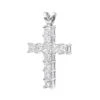 14K White Gold Princess Cut Diamond Cross Pendant 2.20ct 1 14K White Gold Princess Cut Diamond Cross Pendant 2.20ct -H'Hen Sale Store 14k gold princess cut diamond cross pendant 220ct p 26518 wh