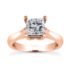14K White Gold Princess Diamond Solitaire Engagement Ring 0.30ct 10 14K White Gold Princess Diamond Solitaire Engagement Ring 0.30ct -H'Hen Sale Store 14k gold princess diamond solitaire engagement ring 030ct p 23157 rose 20220426