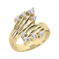 14K White Gold Right Hand Diamond Ladies Ring 0.42ct 7 14K White Gold Right Hand Diamond Ladies Ring 0.42ct -H'Hen Sale Store 14k gold right hand diamond ladies ring 042ct p 29813 yellow