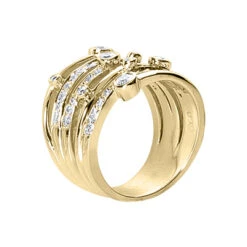 14K White Gold Right Hand Diamond Ladies Ring 1.23ct 9 14K White Gold Right Hand Diamond Ladies Ring 1.23ct -H'Hen Sale Store 14k gold right hand diamond ladies ring 123ct p 29736 back yellow