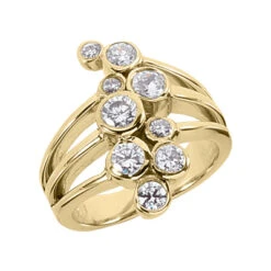 14K White Gold Right Hand Diamond Ring 1.10ct -H'Hen Sale Store 14k gold right hand diamond ring 110ct p 29746 yellow