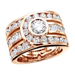 Unique 14K White Gold Right Hand Diamond Ring For Women 3.01ct By Luxurman -H'Hen Sale Store 14k gold right hand diamond ring 301ct p 29764 ro