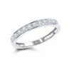 Thin 14K White Gold Round Cut Women's Diamond Wedding Band Ring 0.36ct 1 Thin 14K White Gold Round Cut Women's Diamond Wedding Band Ring 0.36ct -H'Hen Sale Store 14k gold round cut diamond wedding band ring 036ct p 5831 wh
