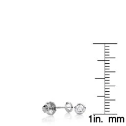 14K Rose Gold Round Diamond Bezel Stud Earrings 0.30ct 13 14K Rose Gold Round Diamond Bezel Stud Earrings 0.30ct -H'Hen Sale Store 14k gold round diamond bezel stud earrings 030ct p 7057 rulerwh