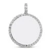 14K White Gold Round Diamond Circle Pendant 0.40ct 2 14K White Gold Round Diamond Circle Pendant 0.40ct -H'Hen Sale Store 14k gold round diamond circle pendant 040ct p 27301 white 20220426