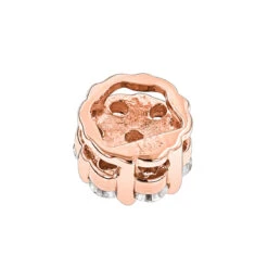 14K White Gold Round Diamond Cluster Pendant For Women 0.5ct -H'Hen Sale Store 14k gold round diamond cluster pendant 049ct p 27349 backro