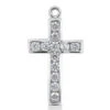 14K White Gold Round Diamond Cross Necklace 0.36ct -H'Hen Sale Store 14k gold round diamond cross necklace 036ct p 26521 white 20220426
