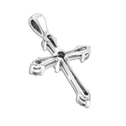 14K White Gold Round Diamond Cross Pendant 0.33ct 17mm 5 Stones 13 14K White Gold Round Diamond Cross Pendant 0.33ct 17mm 5 Stones -H'Hen Sale Store 14k gold round diamond cross pendant 030ct p 26552 backwh