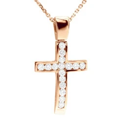 14K White Gold Round Diamond Cross Pendant 0.48ct -H'Hen Sale Store 14k gold round diamond cross pendant 048ct p 26519 rose 20221011 20221027