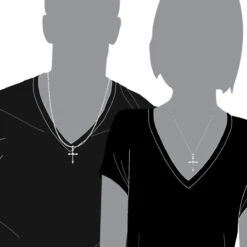 14K White Gold Round Diamond Cross Pendant 0.73ct -H'Hen Sale Store 14k gold round diamond cross pendant 073ct p 26553 bodwh