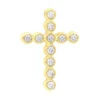 14K Yellow Gold Round Diamond Cross Pendant 1.32ct 24mm -H'Hen Sale Store 14k gold round diamond cross pendant 132ct p 26520 ye